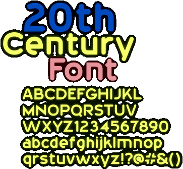 Zip file containing freeware truetype font