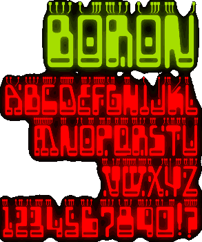 Zip file containing freeware truetype font