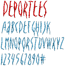 Zip file containing freeware truetype font