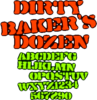 Zip file containing freeware truetype font