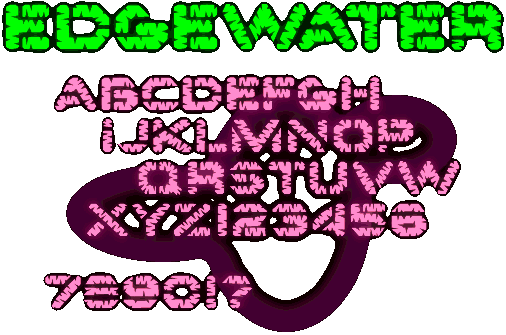 Zip file containing freeware truetype font