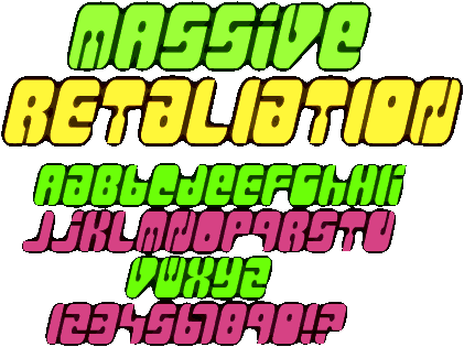 Zip file containing freeware truetype font