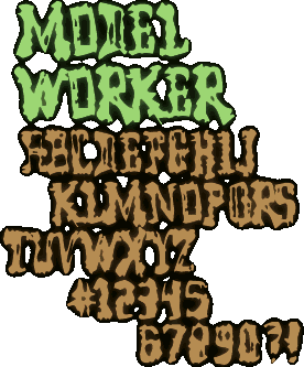 Zip file containing freeware truetype font