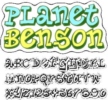 Zip file containing freeware truetype font