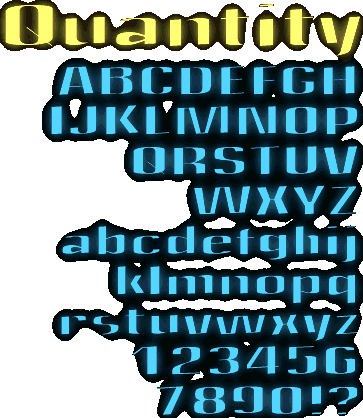 Zip file containing freeware truetype font