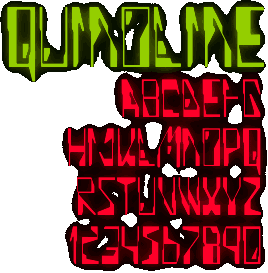 Zip file containing freeware truetype font