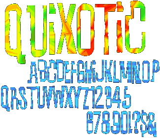 Zip file containing freeware truetype font