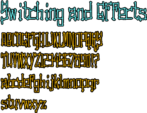 Zip file containing freeware truetype font