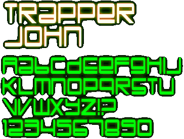 Zip file containing freeware truetype font