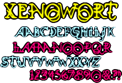 Zip file containing freeware truetype font