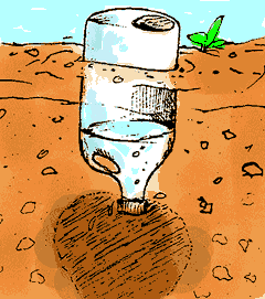 bleach bottle system